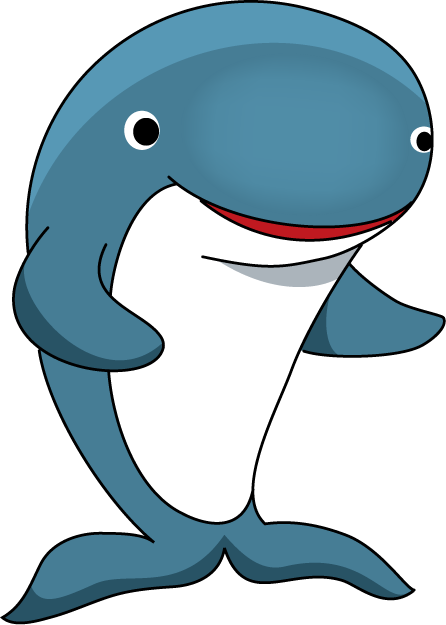 Cute Whale Transparent PNG Image