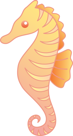 Cute Seahorse Transparent PNG Image