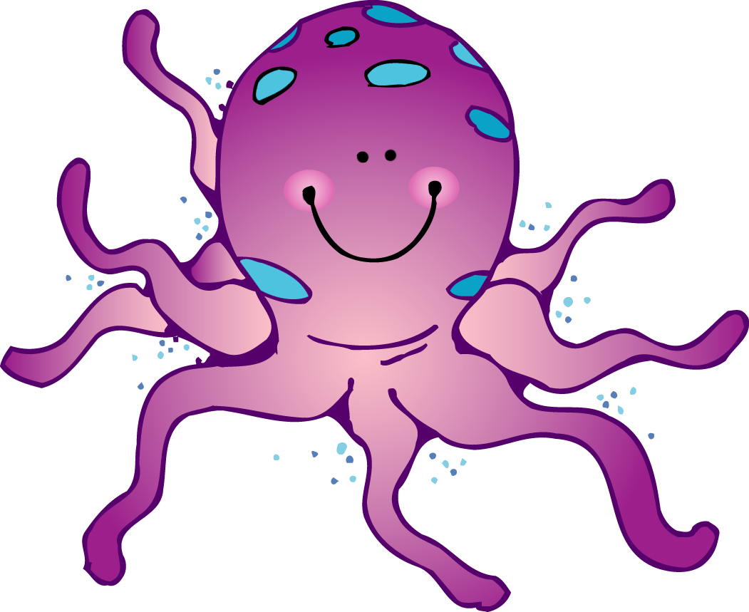 Cute Octopus Transparent PNG Image