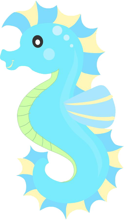 Cute Seahorse Transparent PNG Image