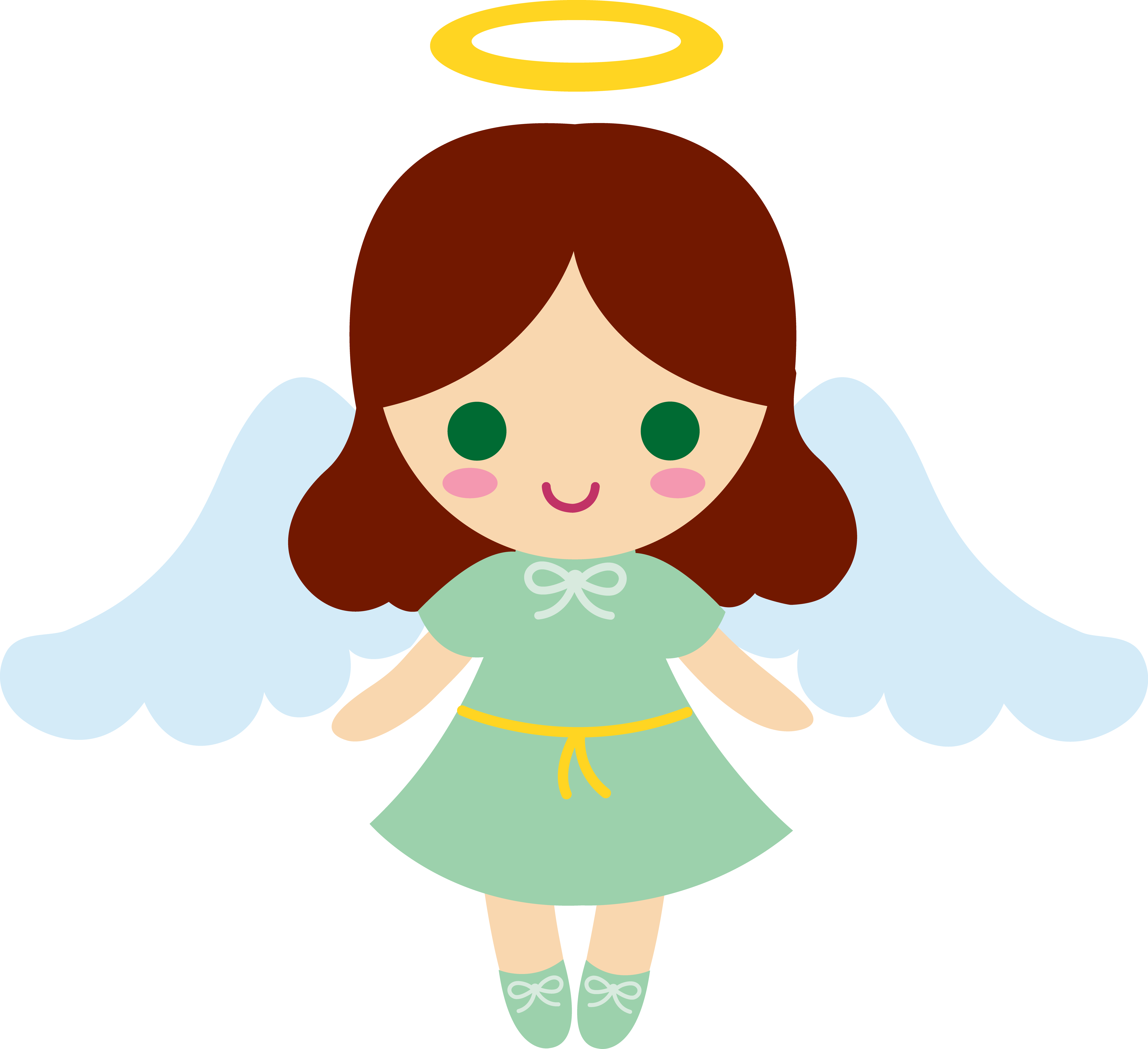 Cute Cartoon Girl Transparent PNG Image