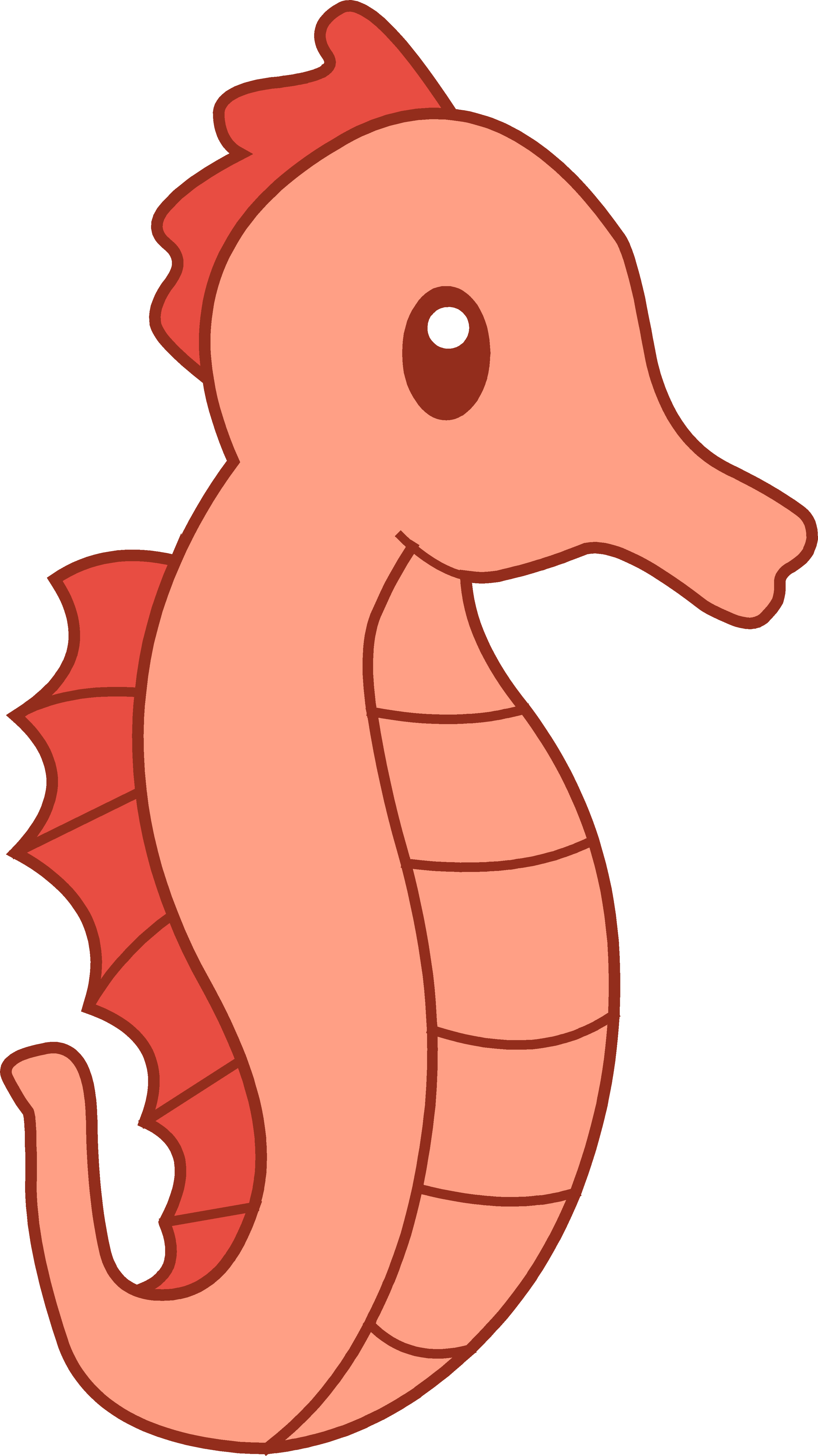 Cute Seahorse Transparent PNG Image