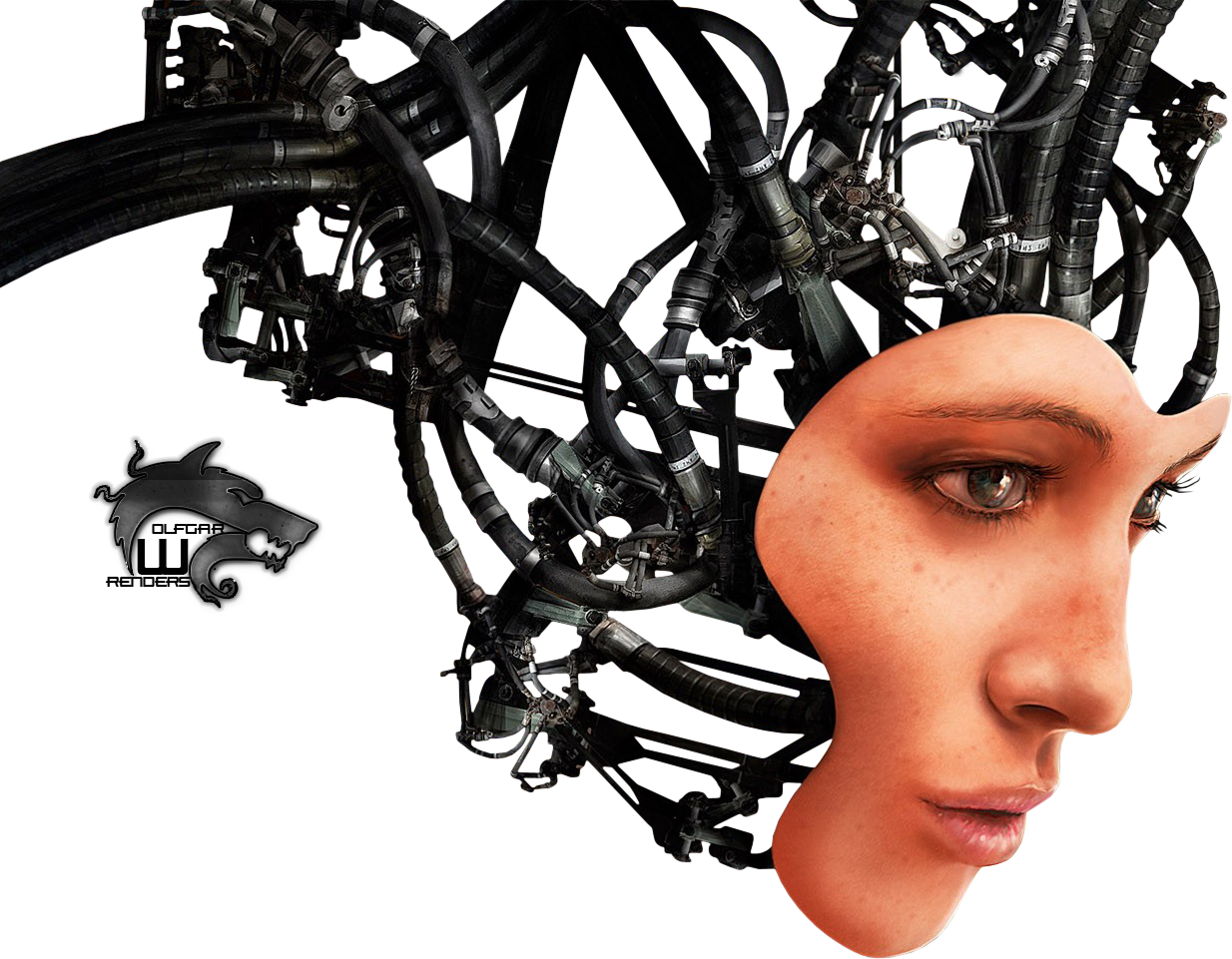 Cyborg File Transparent PNG Image
