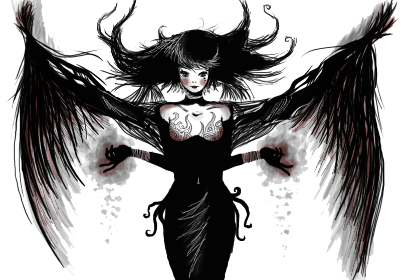 Dark Angel Transparent PNG Image