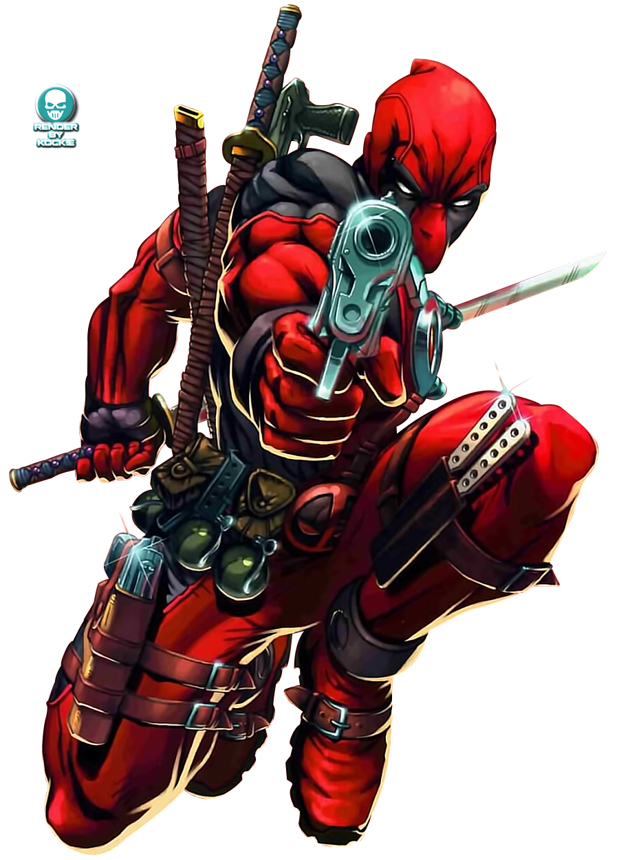 Spiderman And Deadpool Transparent PNG Image