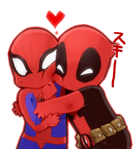 Spiderman And Deadpool Transparent PNG Image