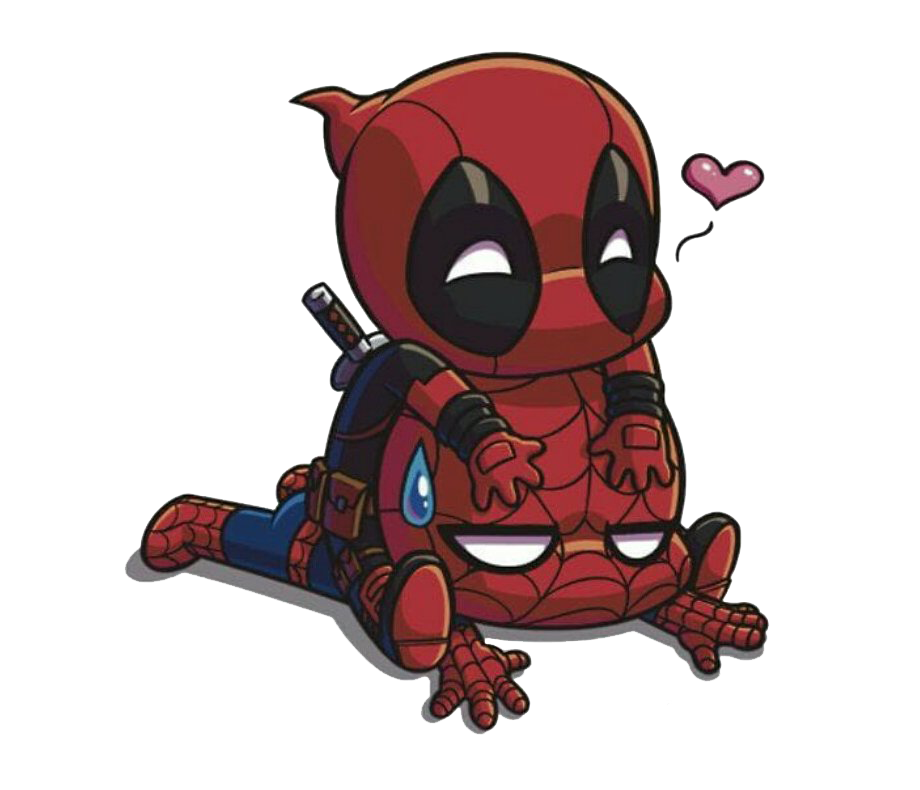 Spiderman And Deadpool Transparent PNG Image