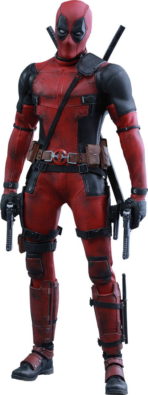 Deadpool Full Body Transparent PNG Image