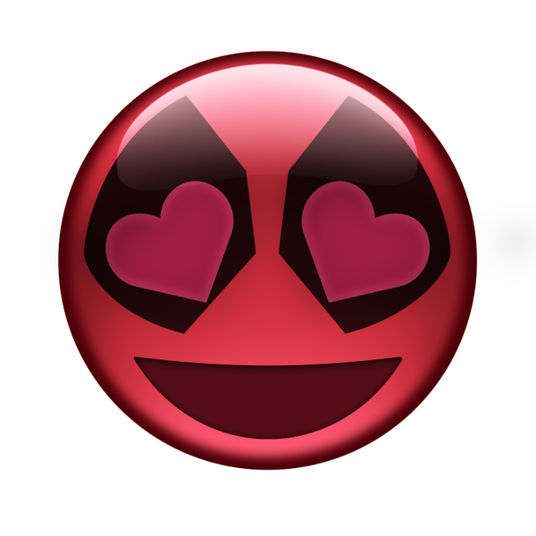 Heart Youtube Symbol Deadpool Emoji Transparent PNG Image