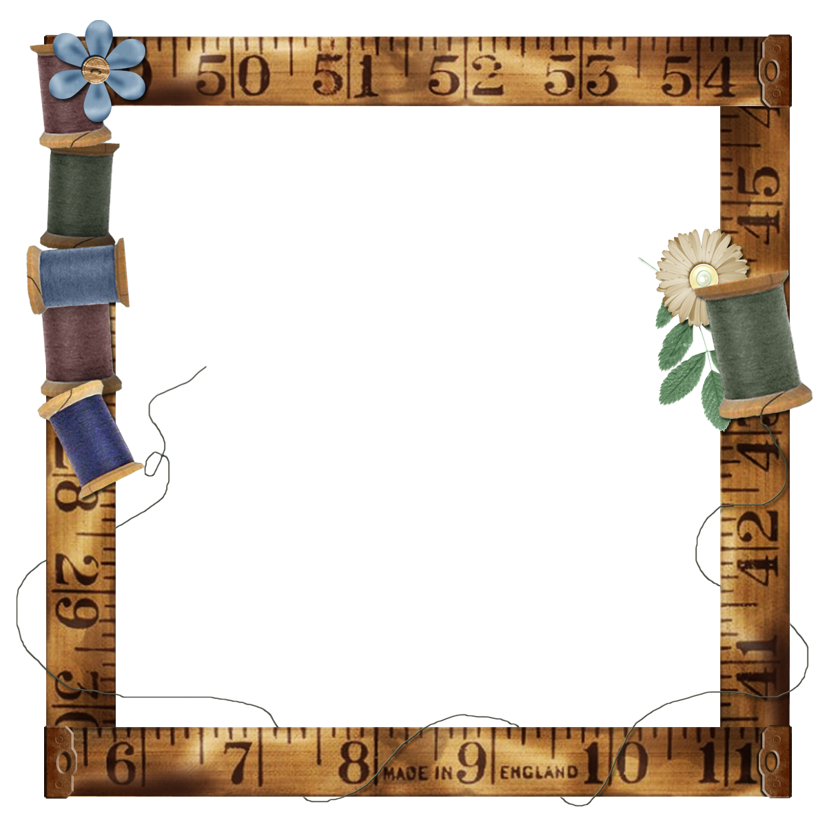 Scrapbook Frame Transparent PNG Image