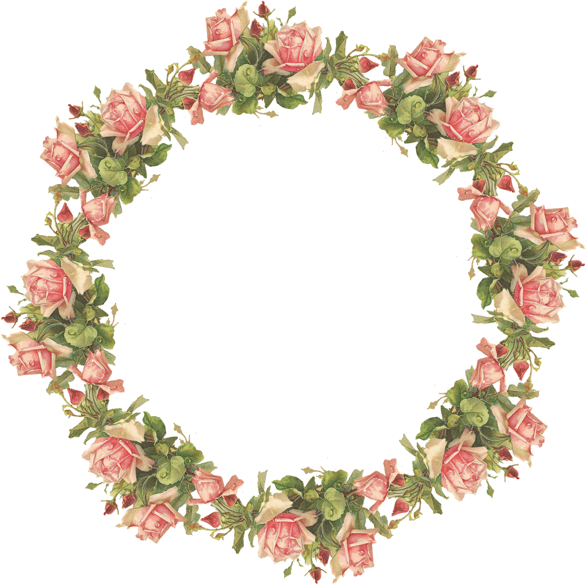Flower Frame Transparent PNG Image