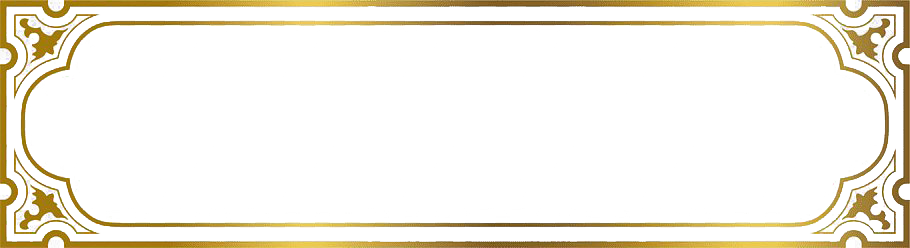 Golden Frame Luxury Transparent PNG Image
