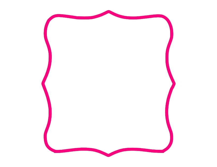 Pink Frame Transparent PNG Image
