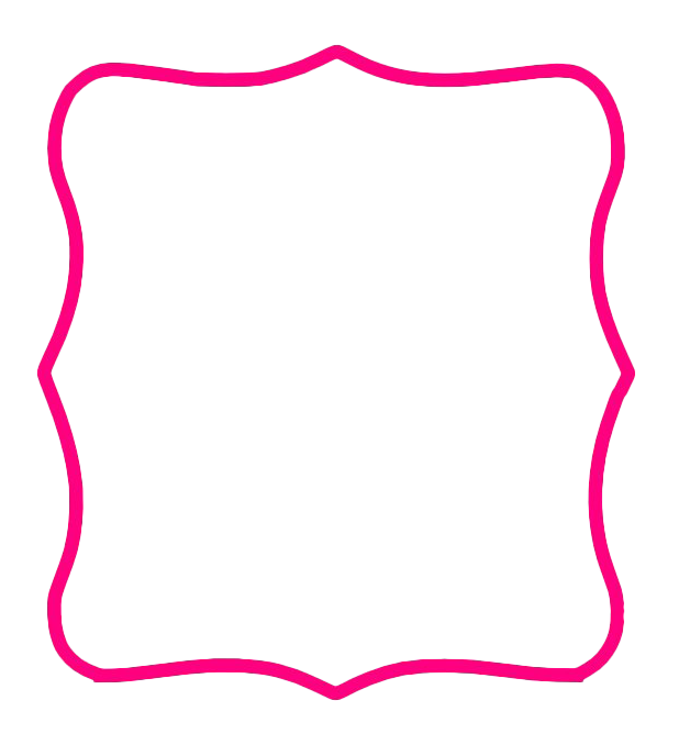 Pink Frame Transparent PNG Image