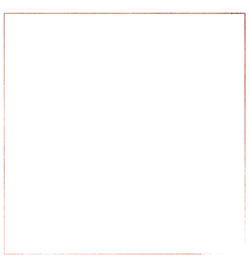 Golden Frame Square Border Transparent PNG Image