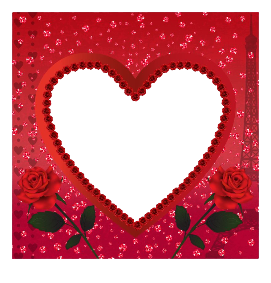 Heart Frame Romantic Transparent PNG Image