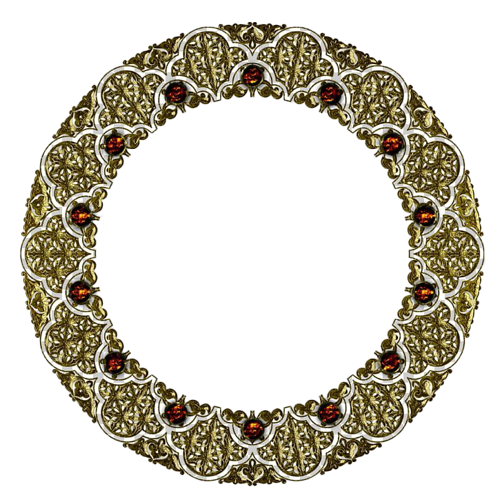 Golden Frame Luxury Transparent PNG Image