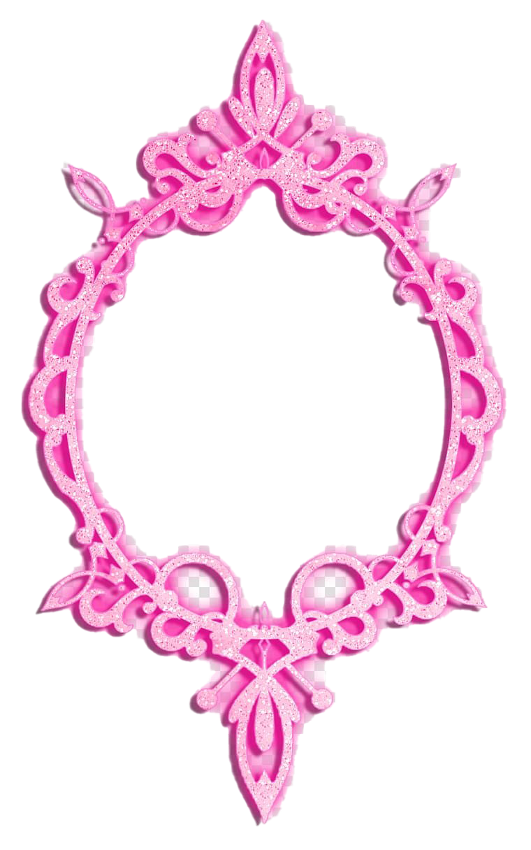 Pink Frame Transparent PNG Image