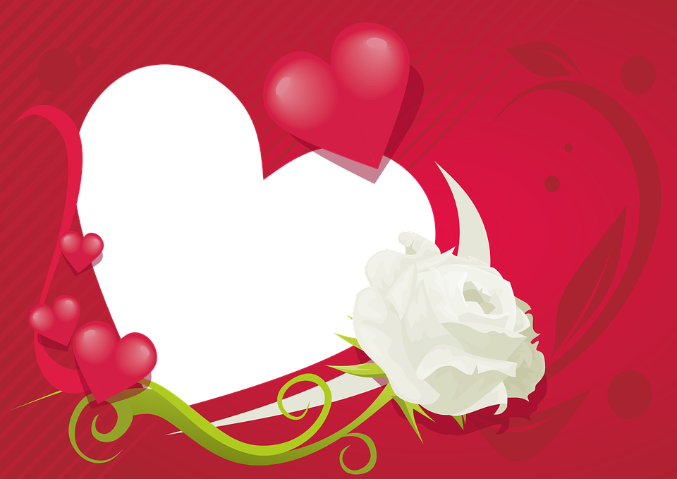 Heart Frame Romantic Transparent PNG Image