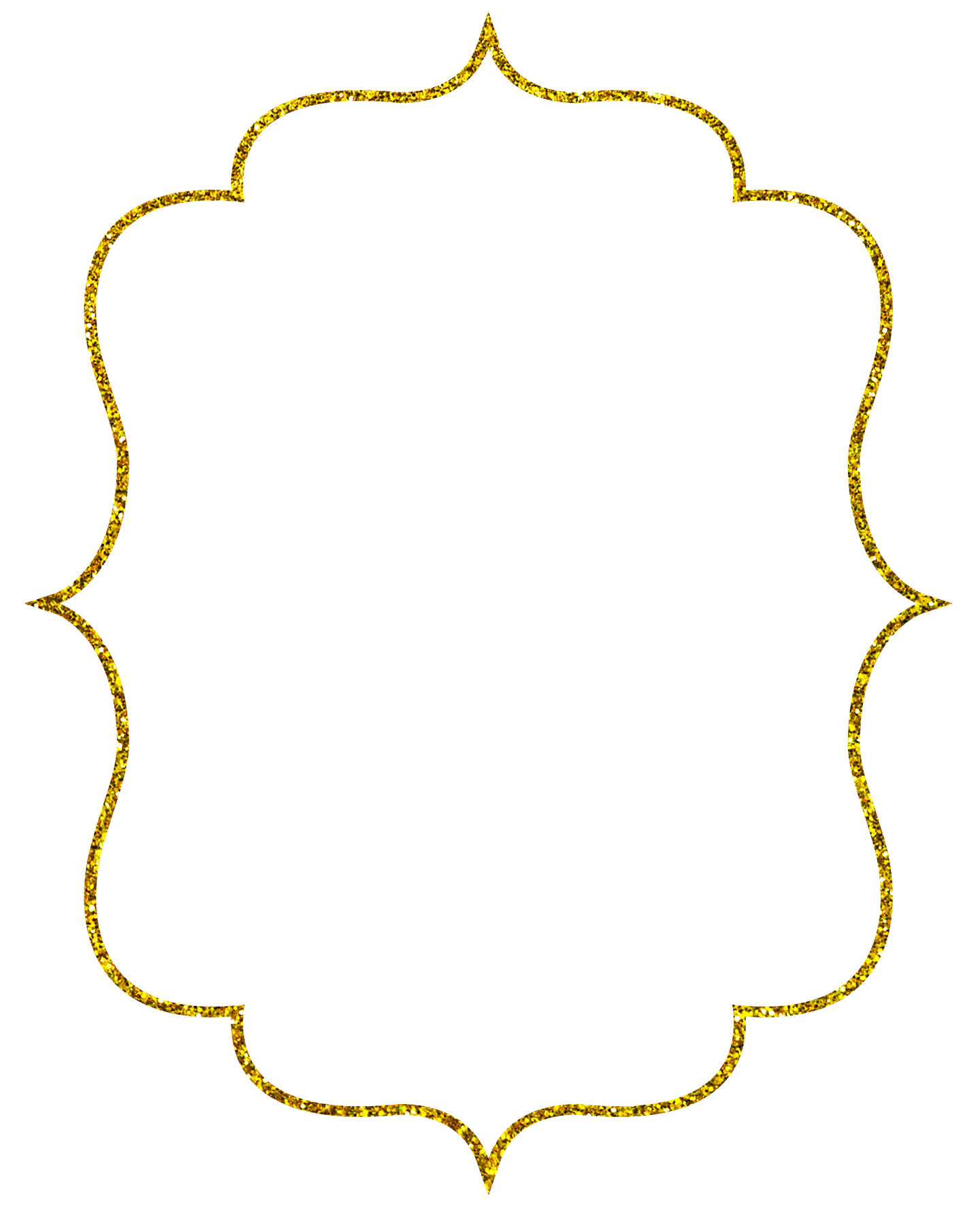 Frame Gold Invitation Transparent PNG Image