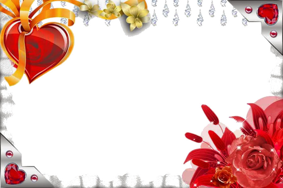 Frame Love Romantic Transparent PNG Image