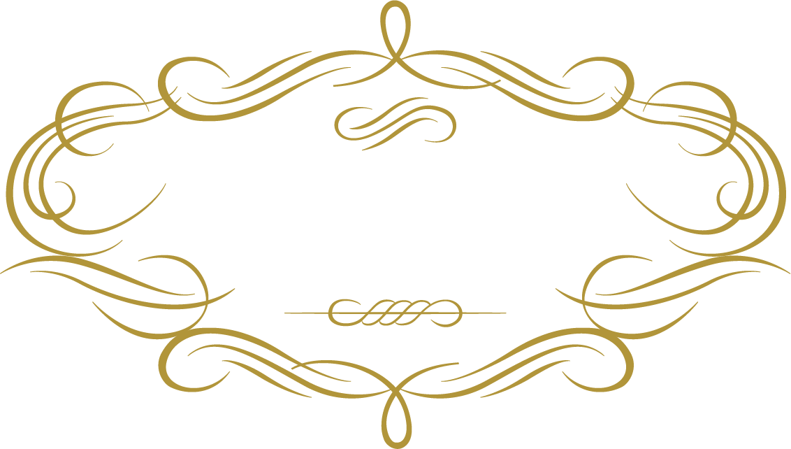 Golden Frame Luxury Transparent PNG Image