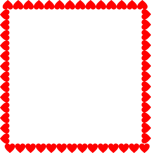 Frame Square Valentine Transparent PNG Image