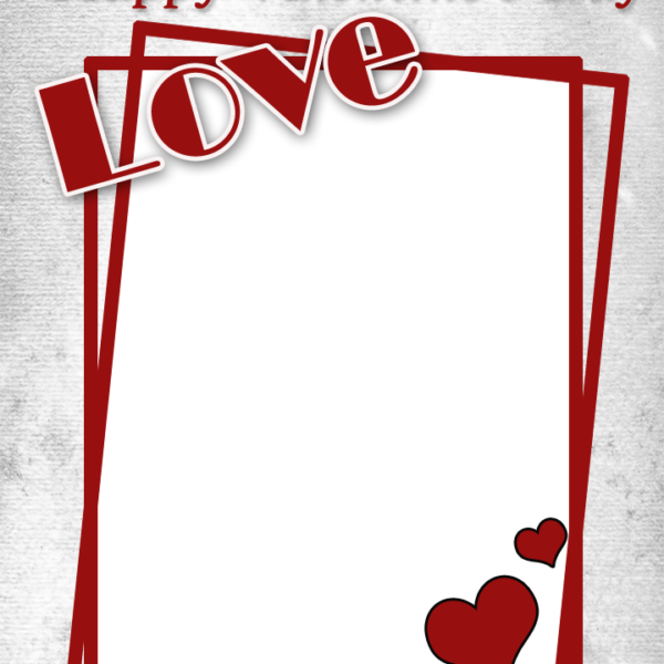 Frame Valentine Transparent PNG Image