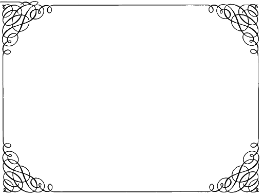 Border Art Black Transparent PNG Image