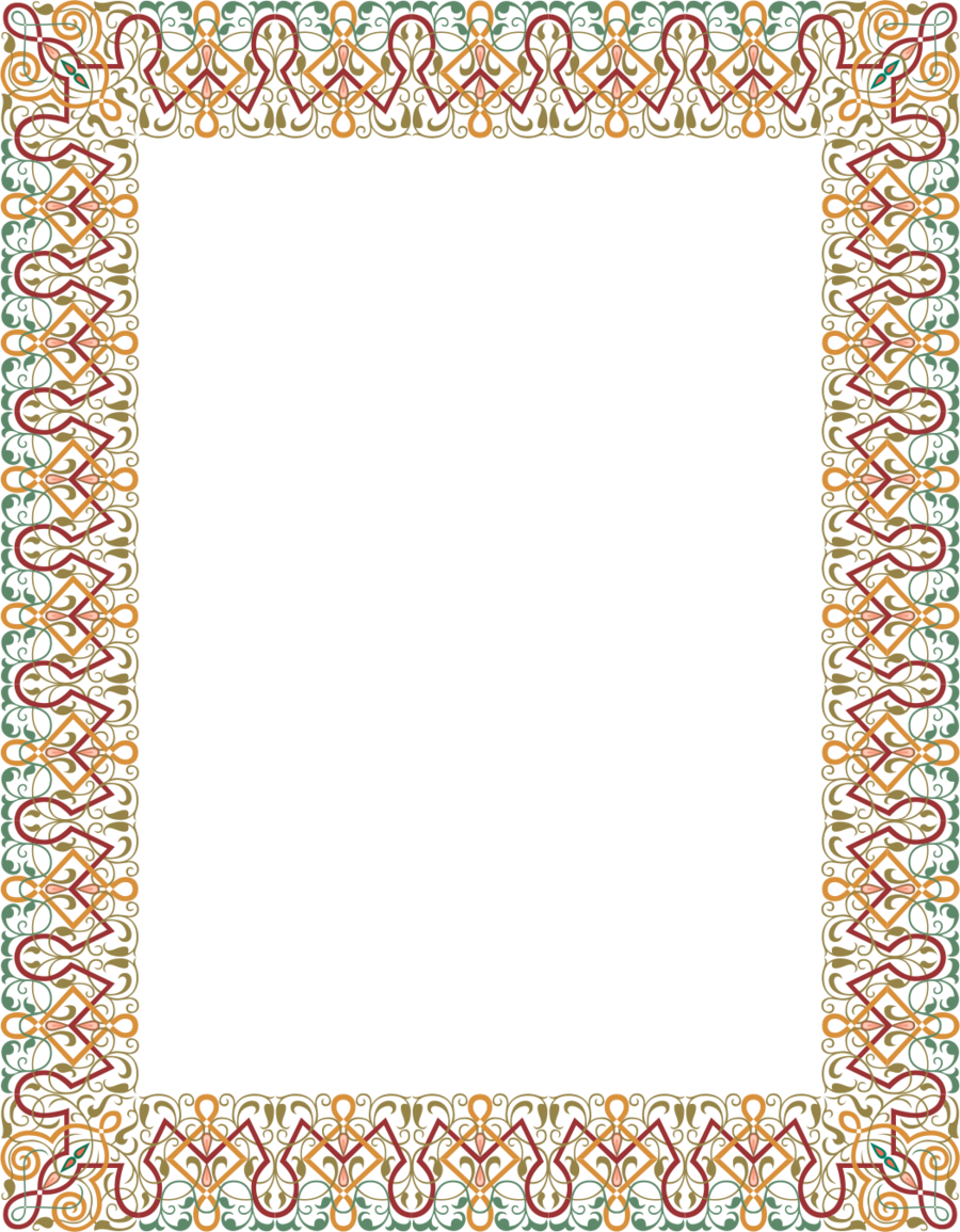 Antique Border Rectangle Transparent PNG Image