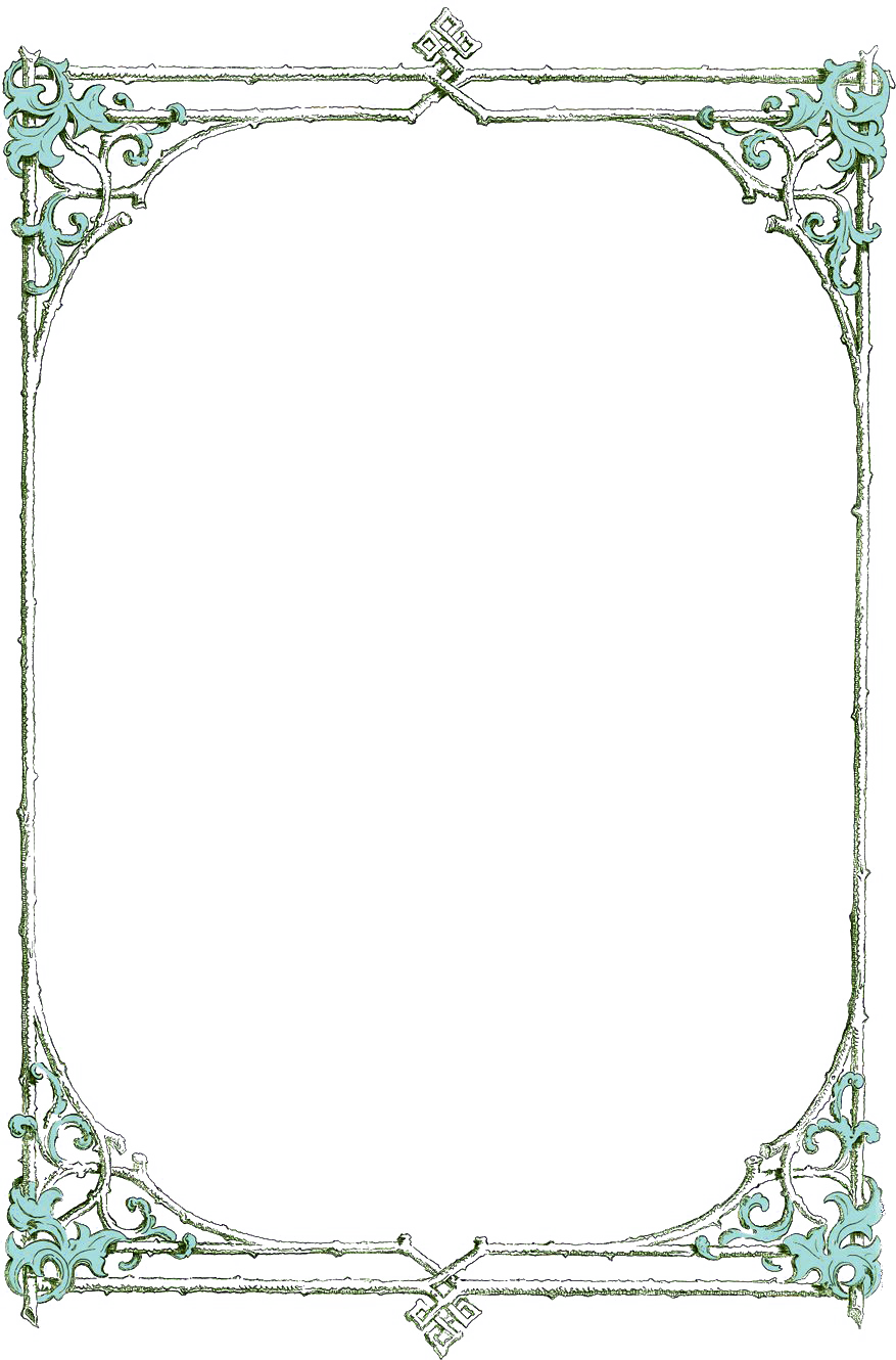 Antique Border Rectangle Transparent PNG Image