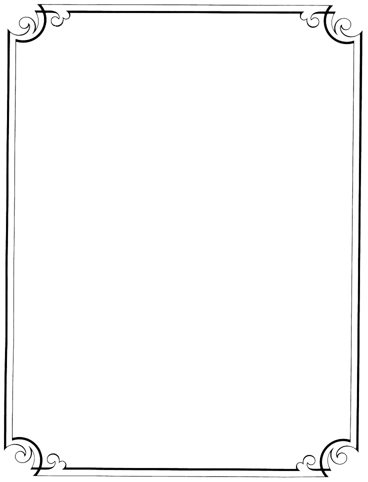 Antique Border Rectangle Transparent PNG Image
