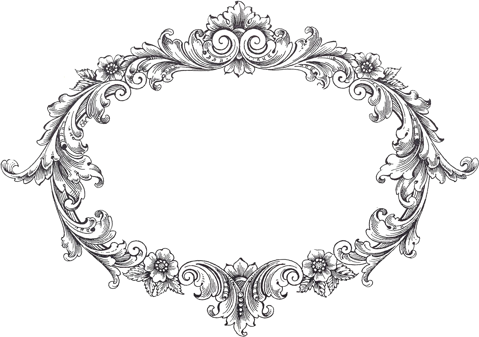 Antique Border Transparent PNG Image