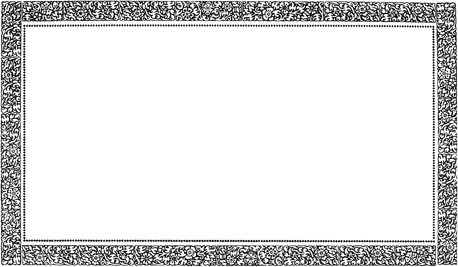 Antique Border Transparent PNG Image