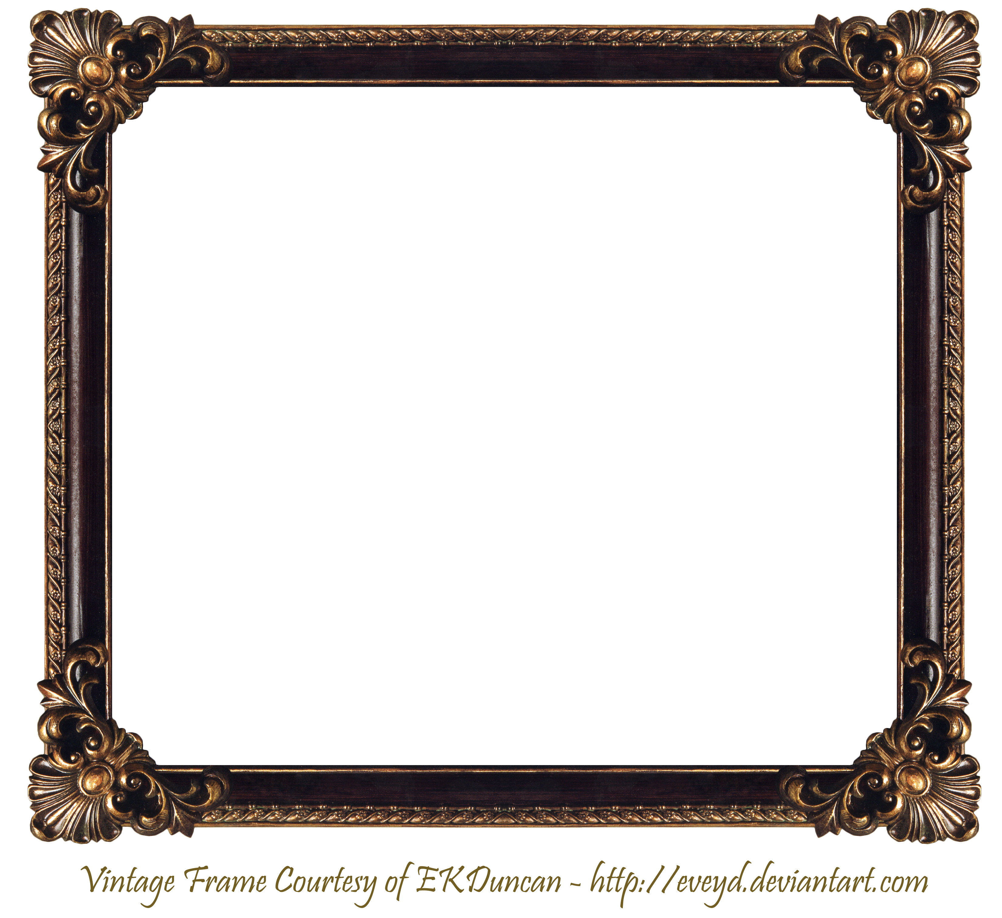 Antique Frame Transparent PNG Image