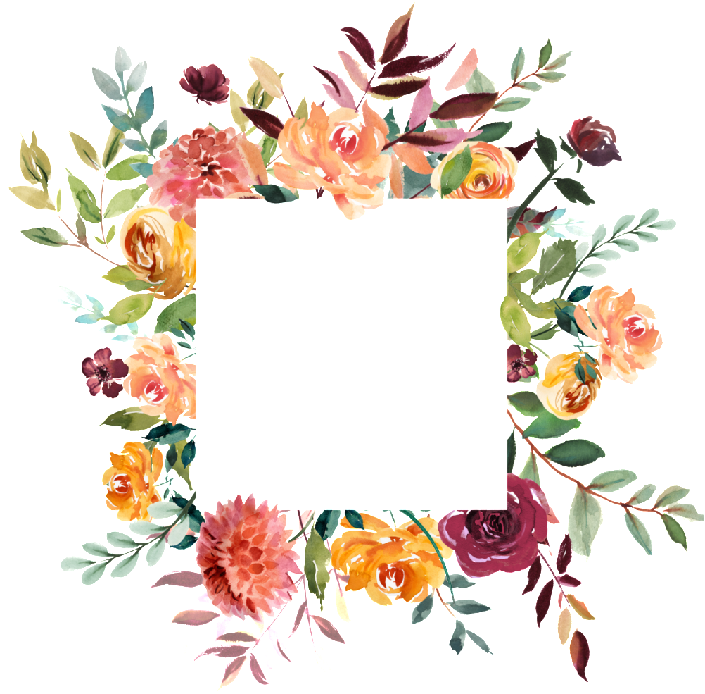 Frame Flower Transparent PNG Image