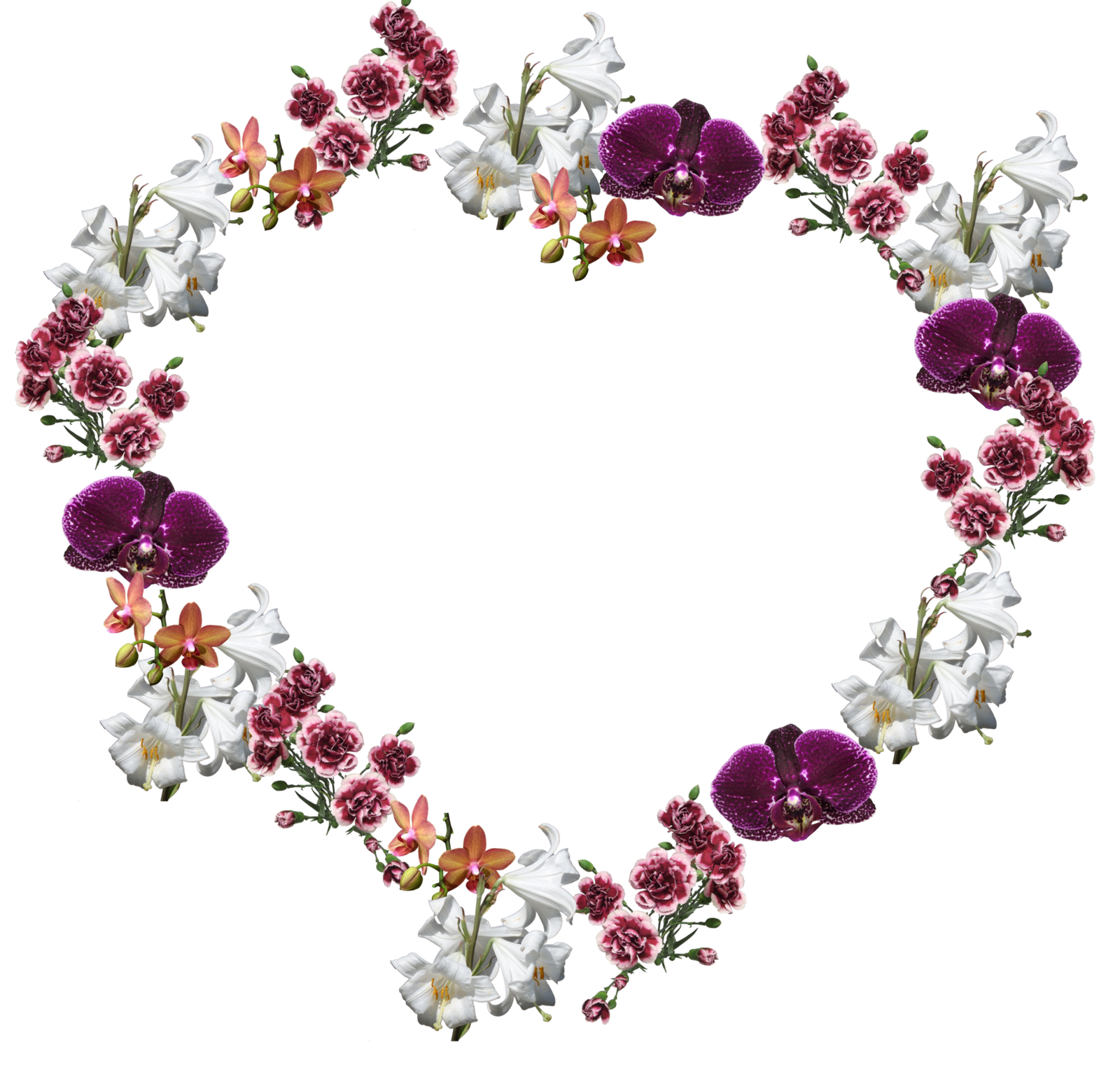 Frame Flower Romantic Transparent PNG Image