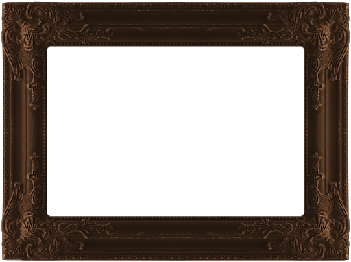 Brown Frame Empty Transparent PNG Image
