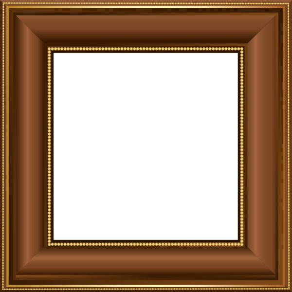 Brown Frame Transparent PNG Image