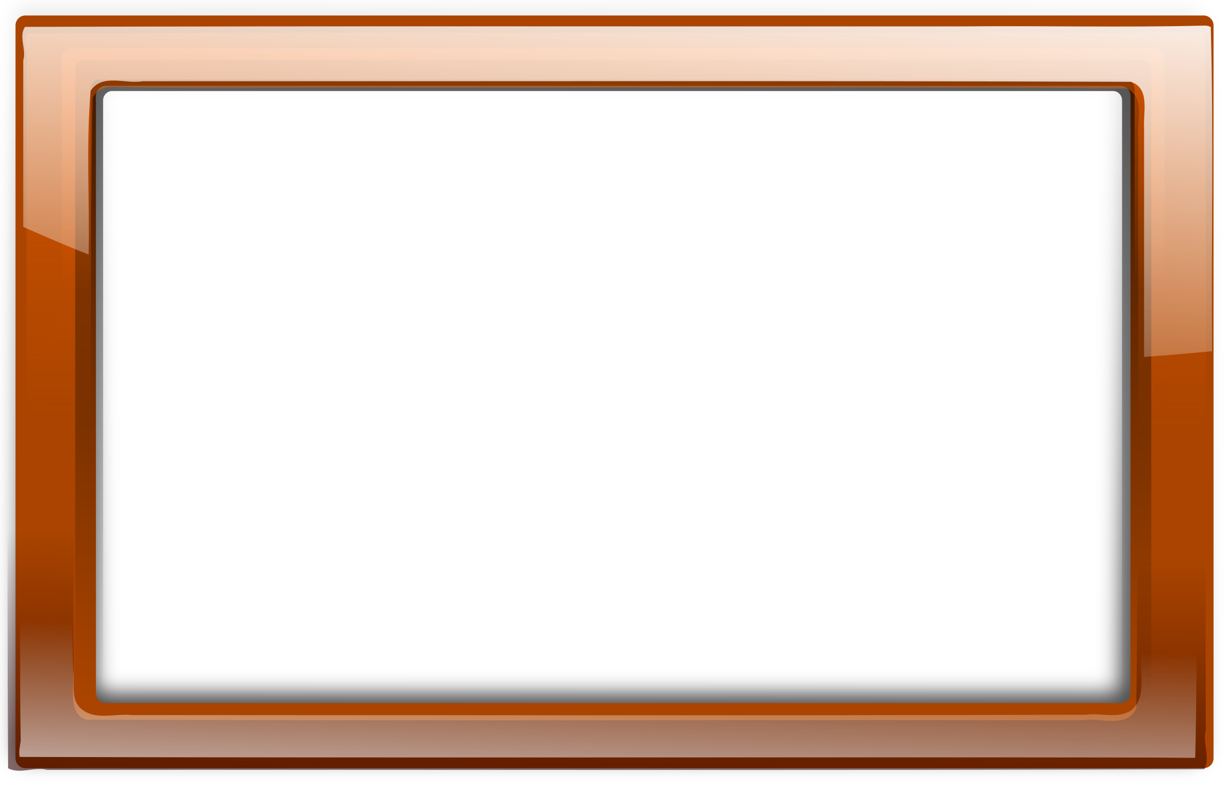 Brown Frame Vector Transparent PNG Image