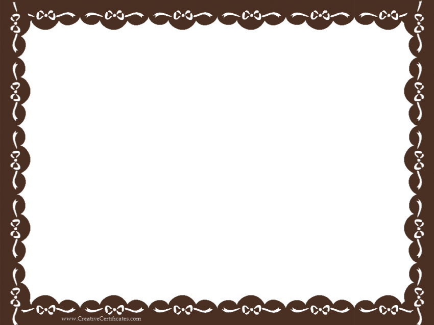 Brown Frame Vector Transparent PNG Image