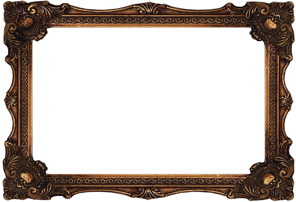 Vintage Frame Brown Transparent PNG Image