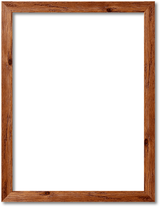 Vintage Frame Brown Transparent PNG Image