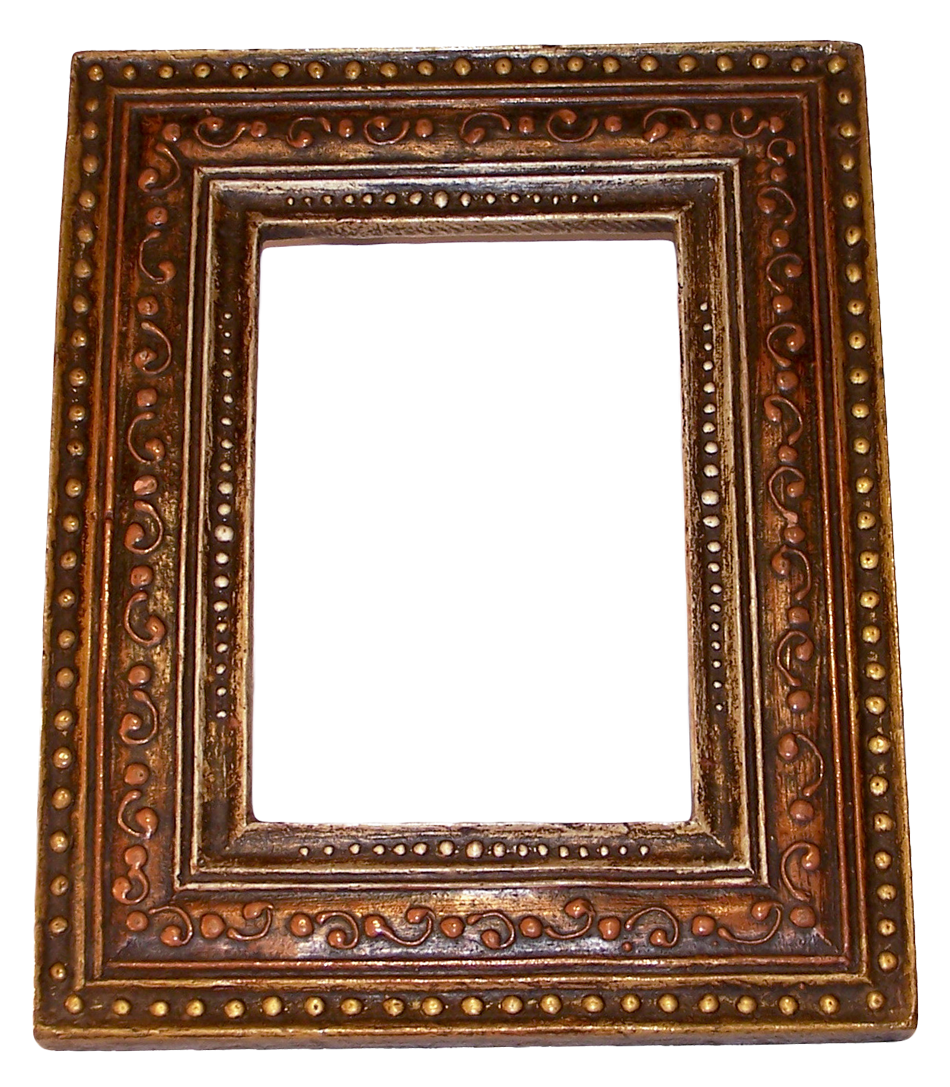 Vintage Frame Brown Transparent PNG Image