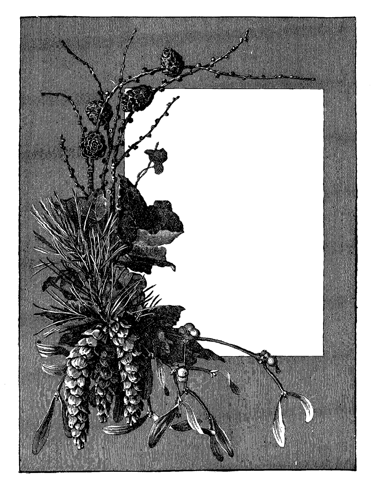Gray Frame Ancient Transparent PNG Image