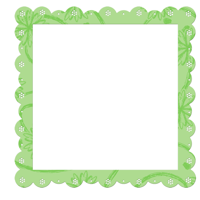 Green Frame Border Transparent PNG Image