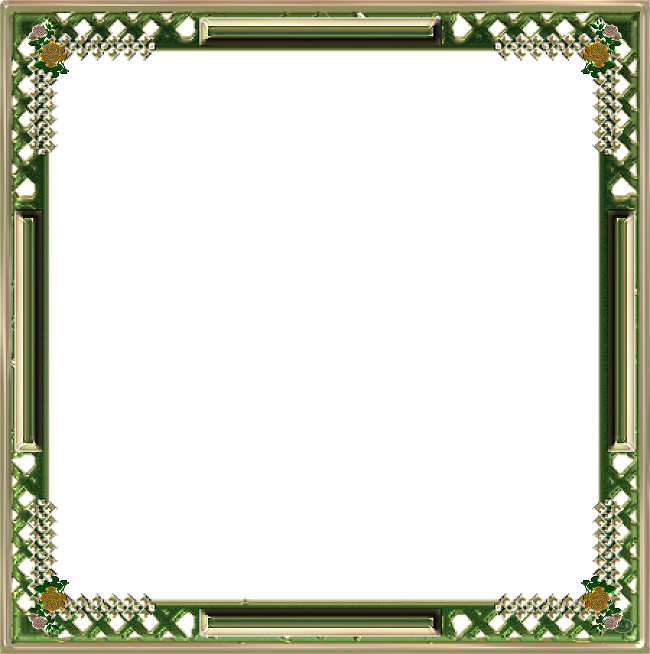 Green Frame Border Transparent PNG Image