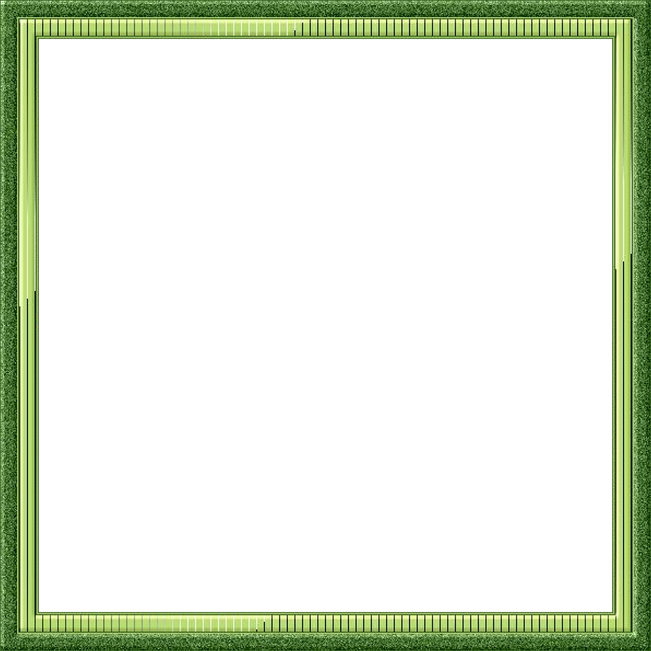 Green Frame Border Transparent PNG Image