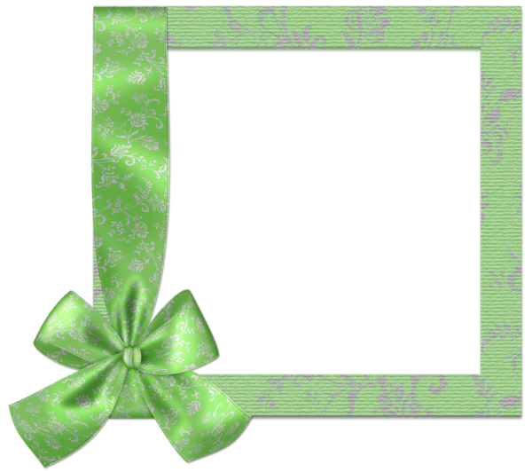 Green Frame Border Transparent PNG Image