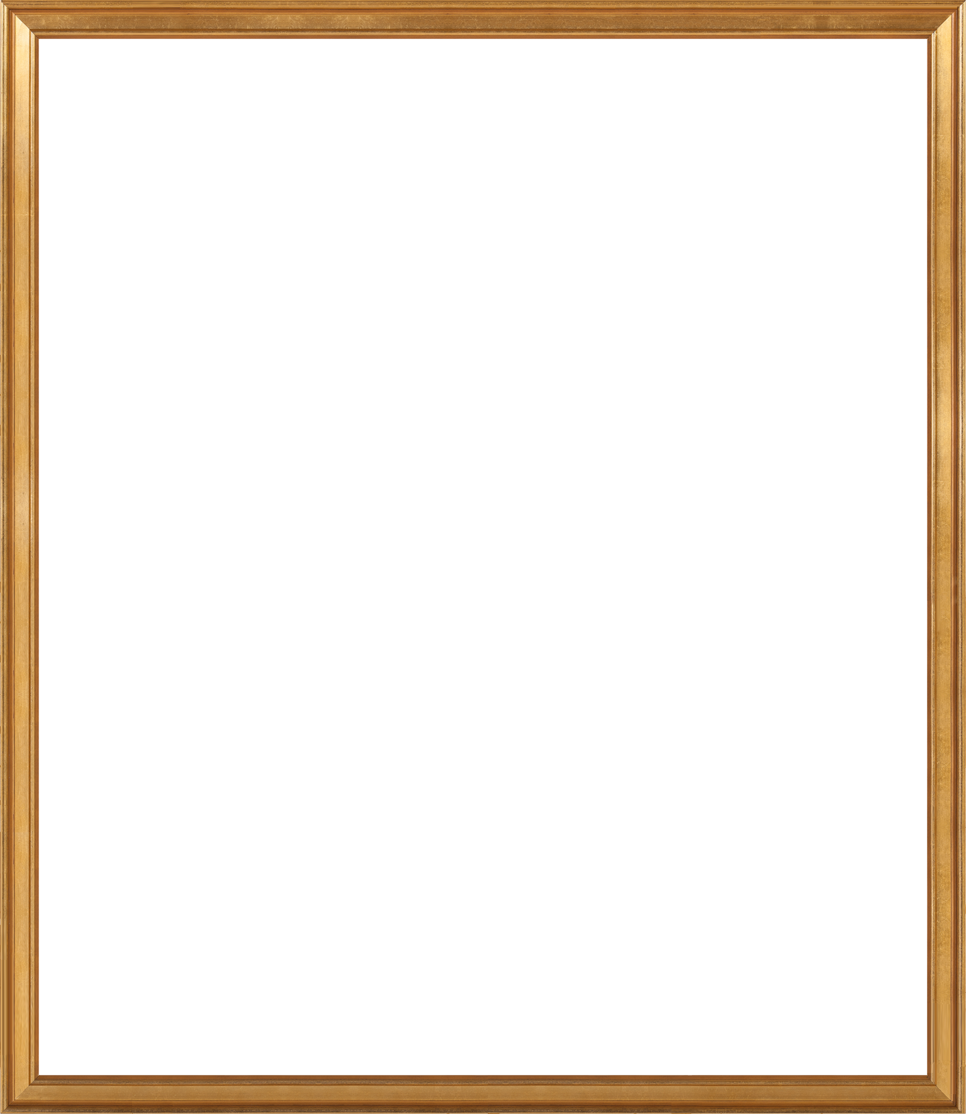 Golden Frame Transparent PNG Image
